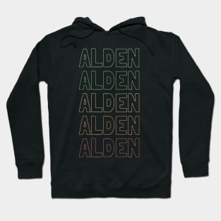 Alden Name Pattern Hoodie